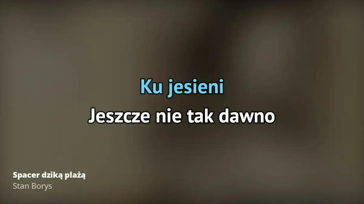 Stan Borys czy Stanisław Soyka? Kto śpiewa "Spacer dziką plażą"?