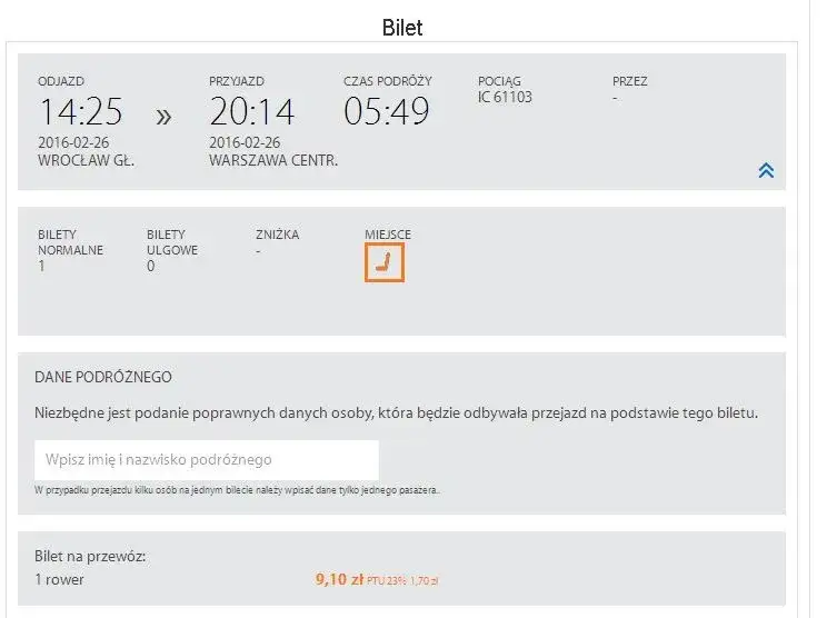 Ile kosztuje bilet na rower PKP? Sprawdź ceny i zasady podróży