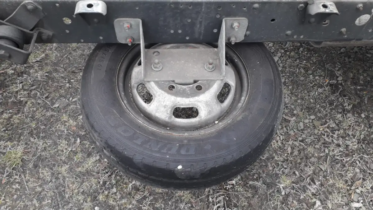 Iveco Daily: Koło zapasowe - zdjemij je, nawet gdy mechanizm rdzewieje