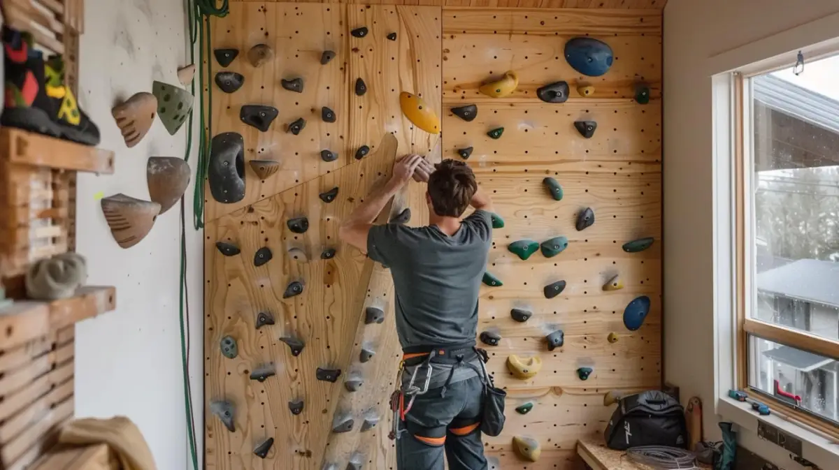 Domowa ścianka wspinaczkowa: Jak zrobić miejsce do aktywności 