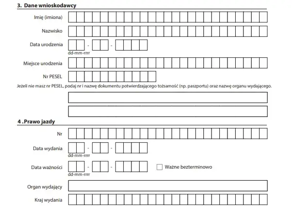 Jak wypełnić wniosek o kartę kierowcy PWPW? Wzór i istotne informacje