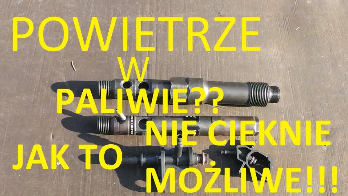 Objawy powietrza w układzie paliwowym diesel – jak je rozpoznać?