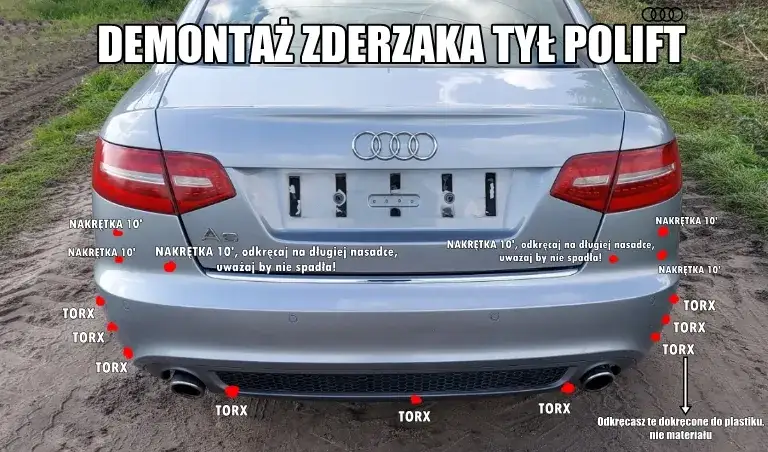 Jak zdjąć zderzak audi a6 c6 - proste kroki i cenne wskazówki