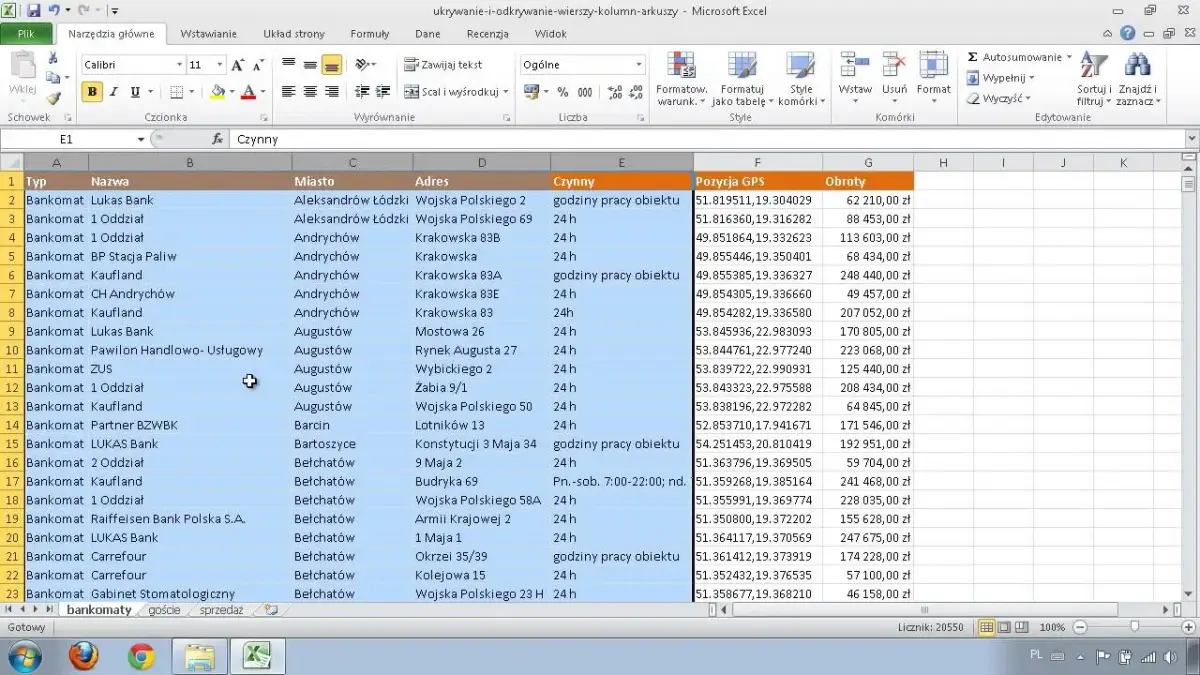 Jak odkryć kolumny w Excelu i uniknąć frustracji z ukrytymi danymi