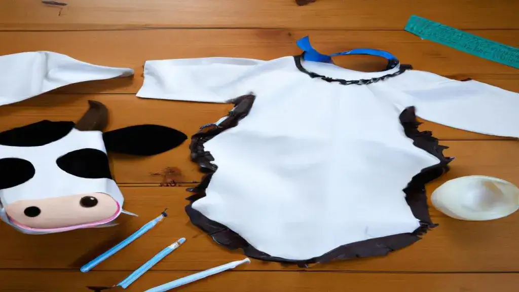 Jak zrobić strój krowy - krok po kroku i tanio dla dziecka