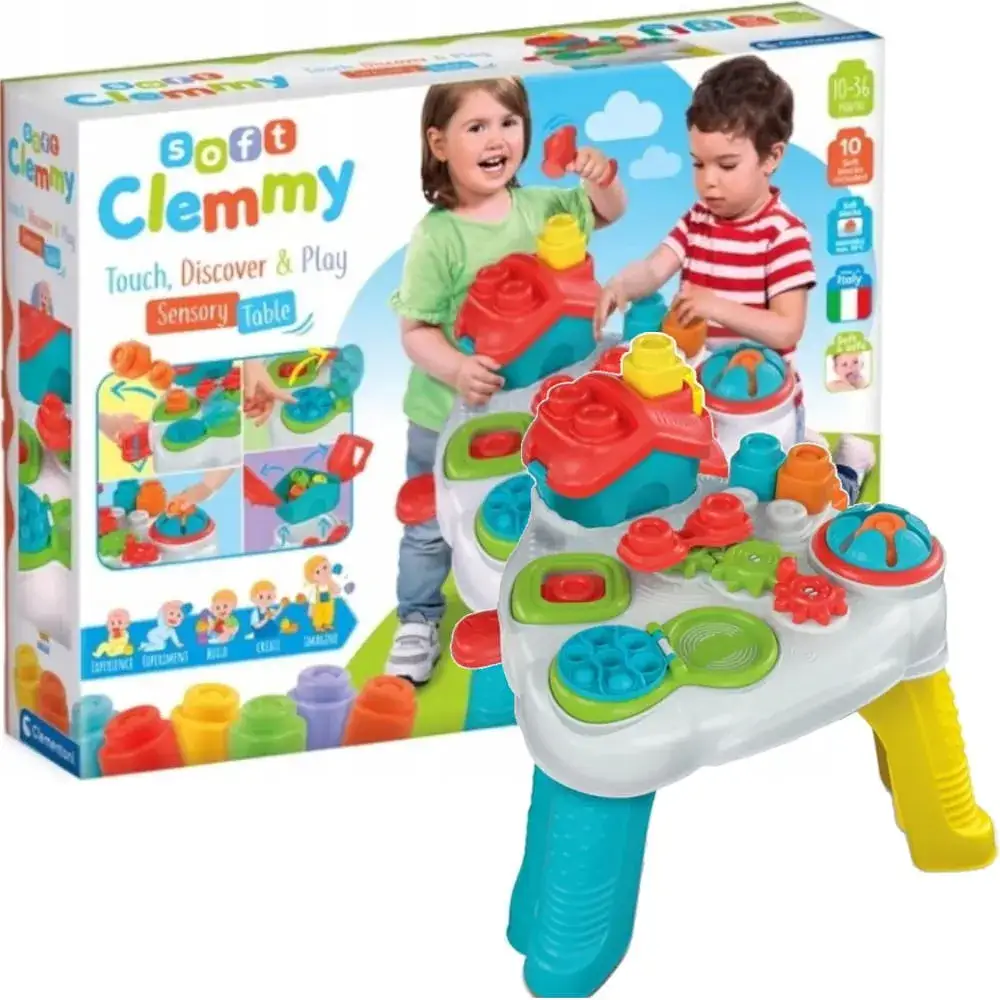 Stolik sensoryczny Clementoni: rewolucja w nauce i zabawie małych odkrywców