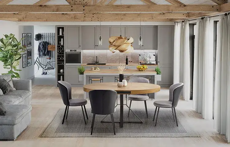 Jak ustawić meble w salonie z jadalnią, aby maksymalnie wykorzystać przestrzeń?