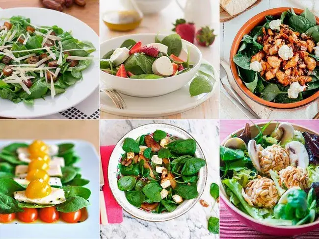 Ensalada de espinaca fresca: receta fácil y saludable para disfrutar