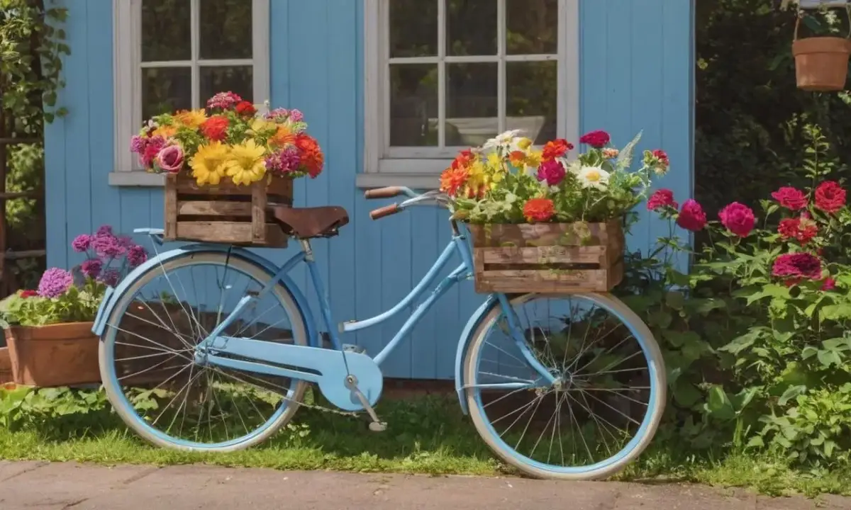 Jak zrobić kwietnik z roweru - prosty sposób na kreatywne upcyklingowanie