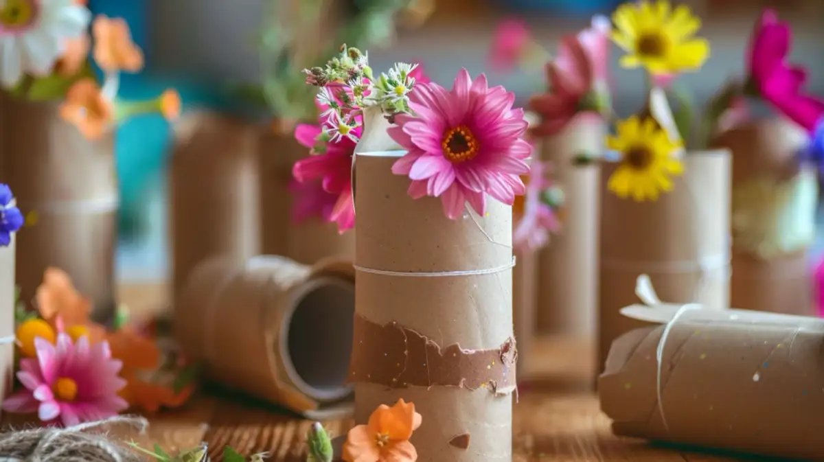 Twórcze dekoracje z rolek po papierze toaletowym: DIY krok po kroku