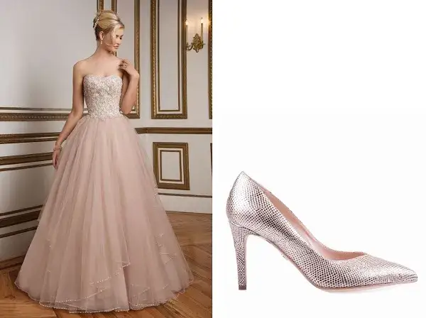 Jakie buty do brzoskwiniowej sukni ślubnej? Kolory i style, które zachwycą