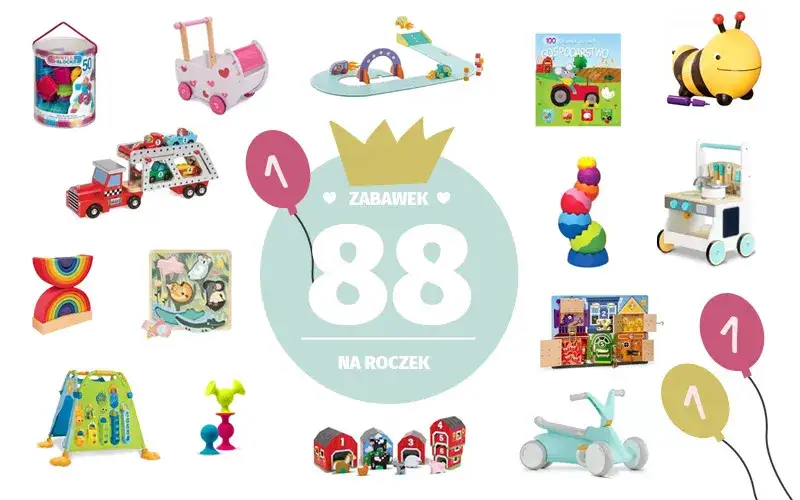 Idealne prezenty pod choinkę dla rocznego dziecka, które zachwycą malucha