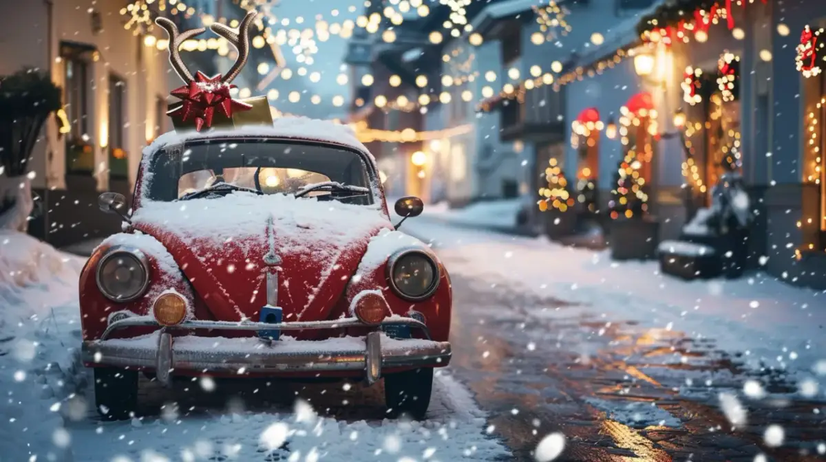 Renifer do auta – jak zamontować rogi renifera na samochodzie świątecznie