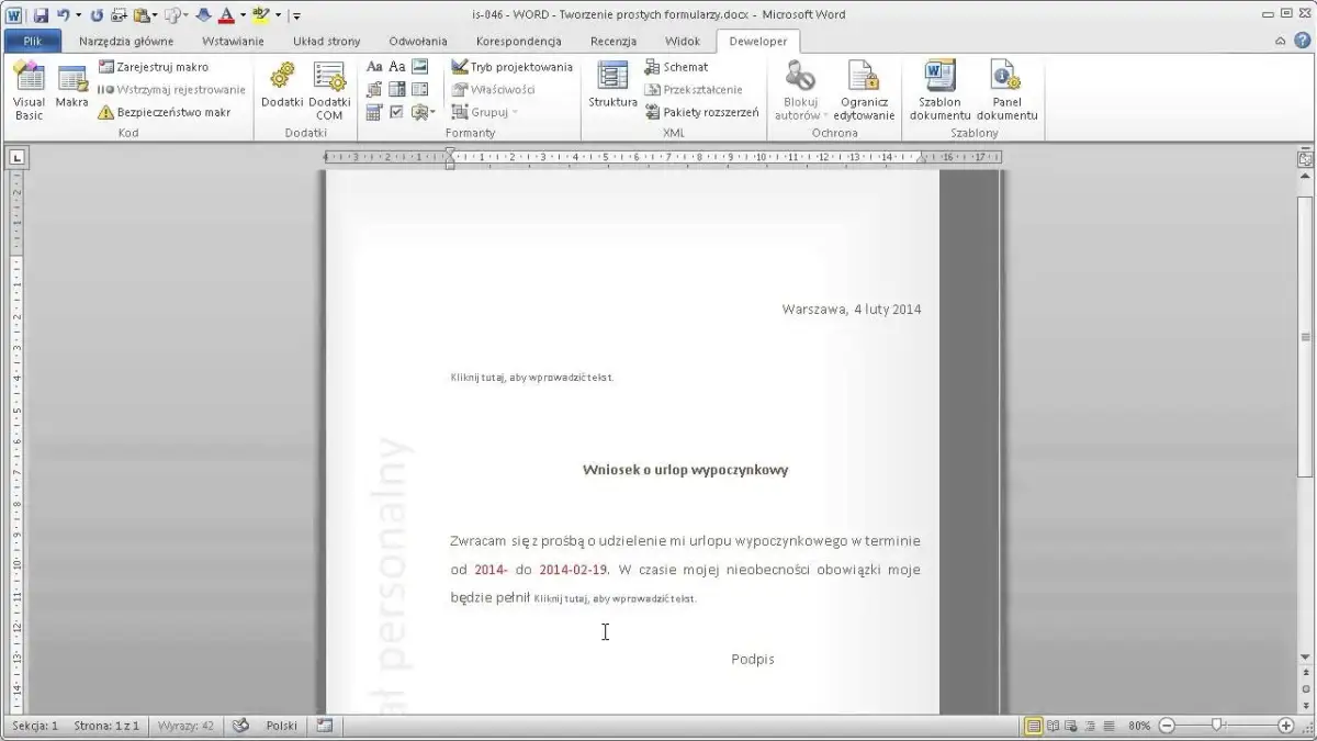 Jak zrobić szablon w Wordzie i uniknąć najczęstszych błędów