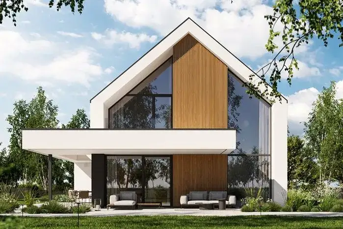 Dom z dachem dwuspadowym – zalety, projekty i funkcjonalność poddasza