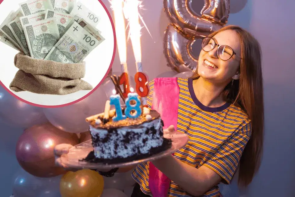 Ile pieniędzy na 18. urodziny? Kwoty 2026 i zasady wręczania