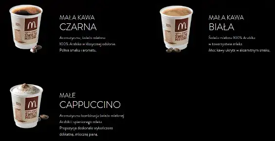 Ile kosztuje kawa w McDonald's? Sprawdź ceny i promocje teraz