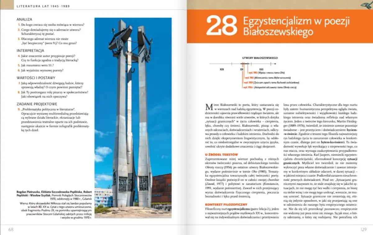 Jakie problemy egzystencjalne i polityczne przedstawia literatura? Analiza tematów