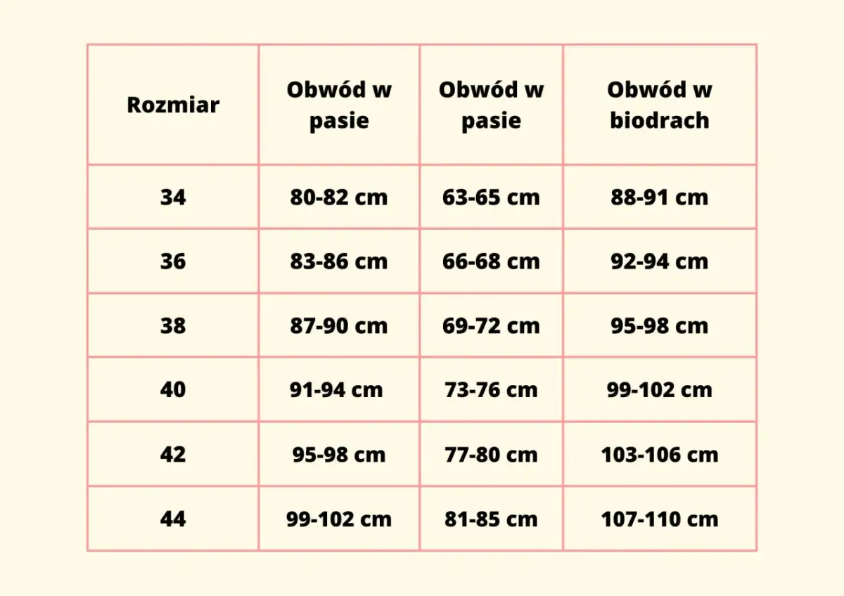Rozmiar 44 damski - jakie wymiary ciała za tym stoją i jak je zmierzyć