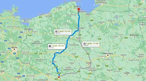 Najlepsza trasa do Gdańska: uniknij korków i zaoszczędź czas