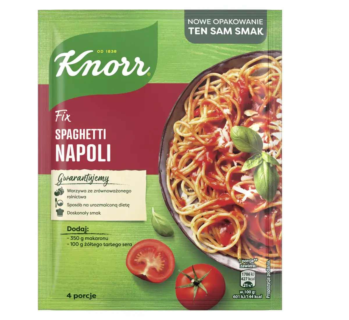 Knorr do spaghetti: Skład, przepisy i domowa alternatywa?