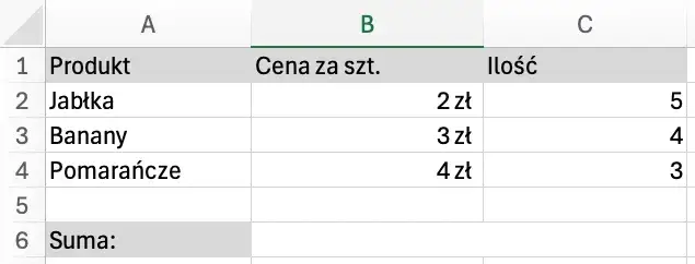 Jak w prosty sposób w Excelu zrobić sumę i uniknąć błędów