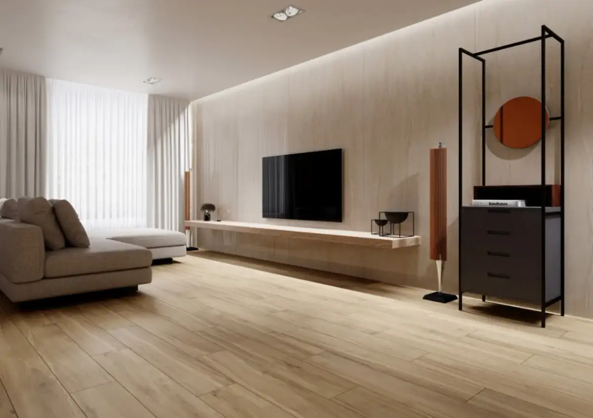 Płytki czy deska w salonie – co wybrać, aby uniknąć problemów?