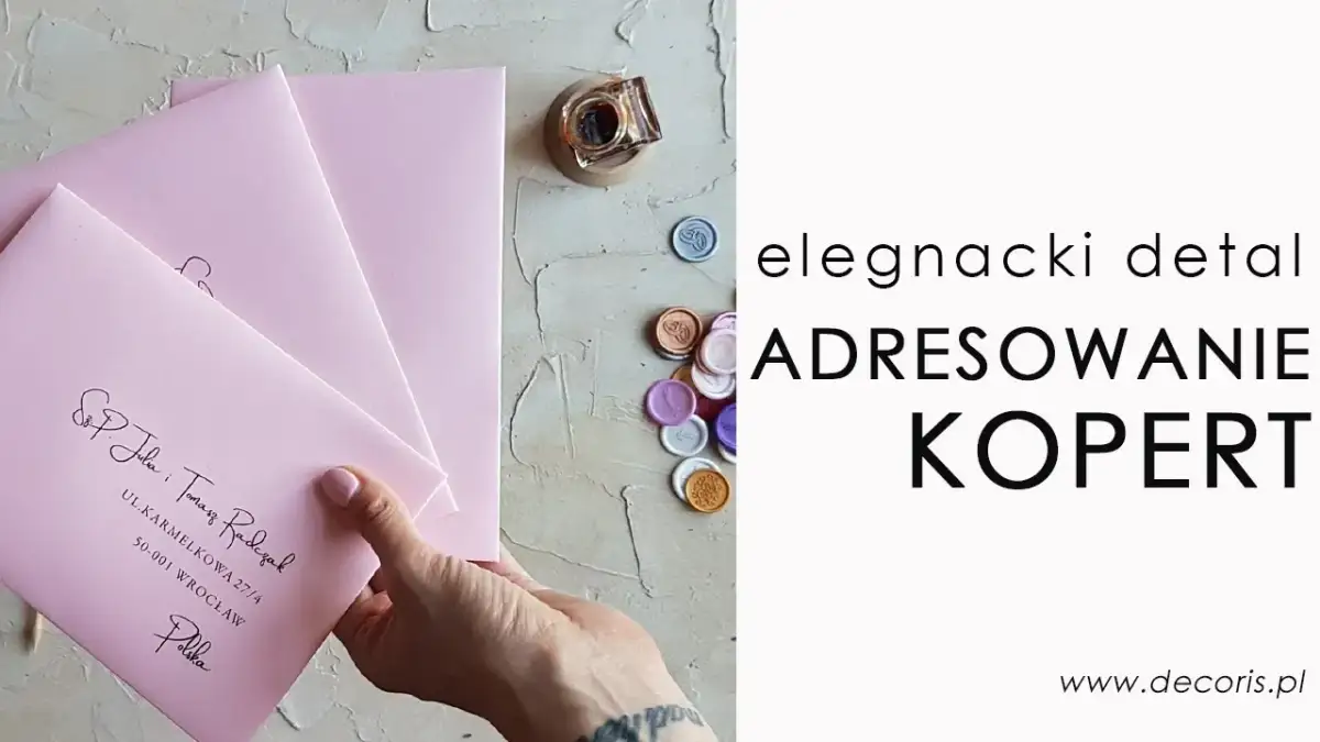 Jak zaadresować kopertę ślubną? Co napisać, by uniknąć gafy?