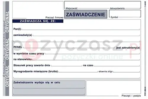 Jak stworzyć zaświadczenie o zatrudnieniu, które banki zaakceptują?
