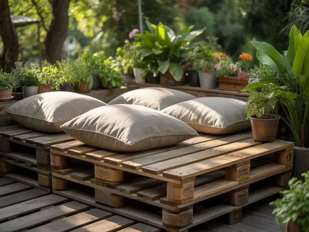 10 kreatywnych pomysłów na wykorzystanie palet w ogrodzie