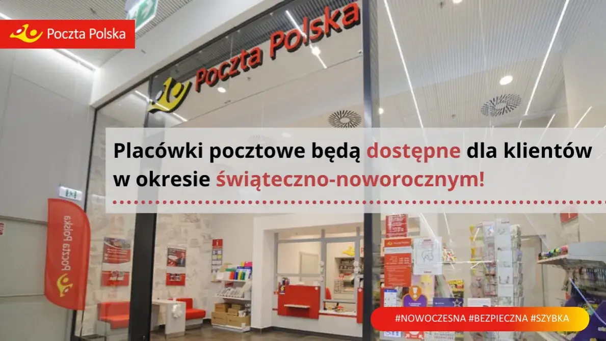 Poczta: Godziny otwarcia, weekend, święta unikaj kolejek!