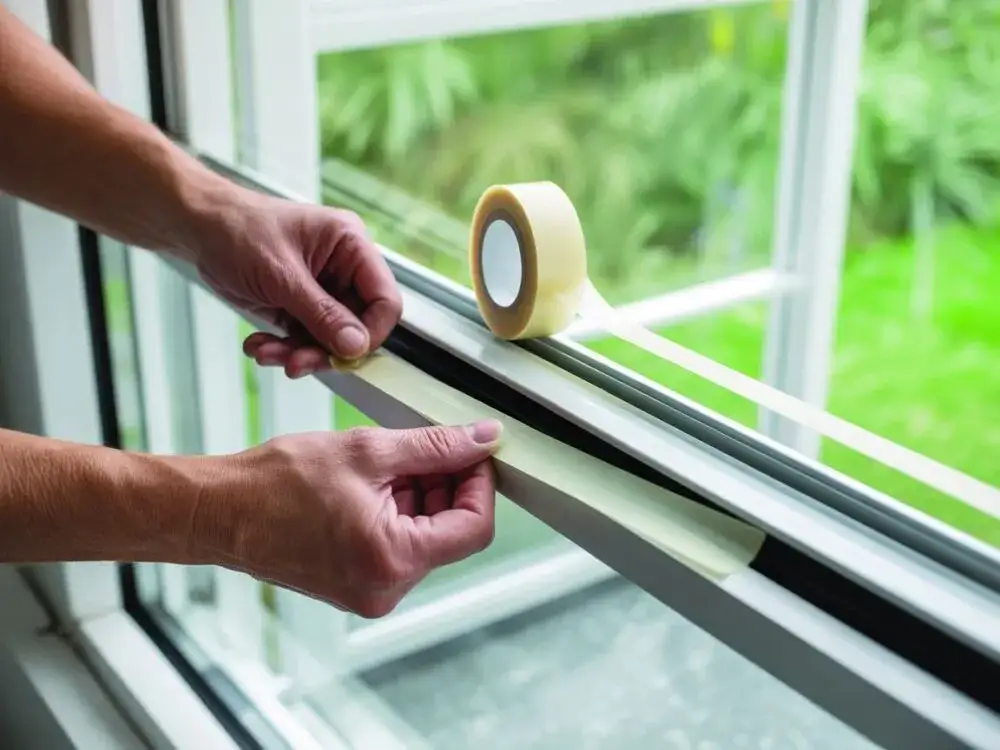 Jak usunąć taśmę klejącą z ramy okna bez uszkodzeń i frustracji