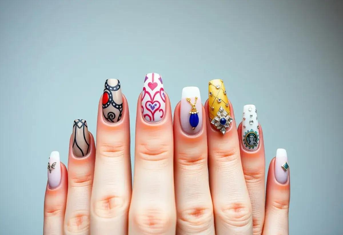 Na co przyklejać ozdoby do paznokci, aby były trwałe i efektowne?