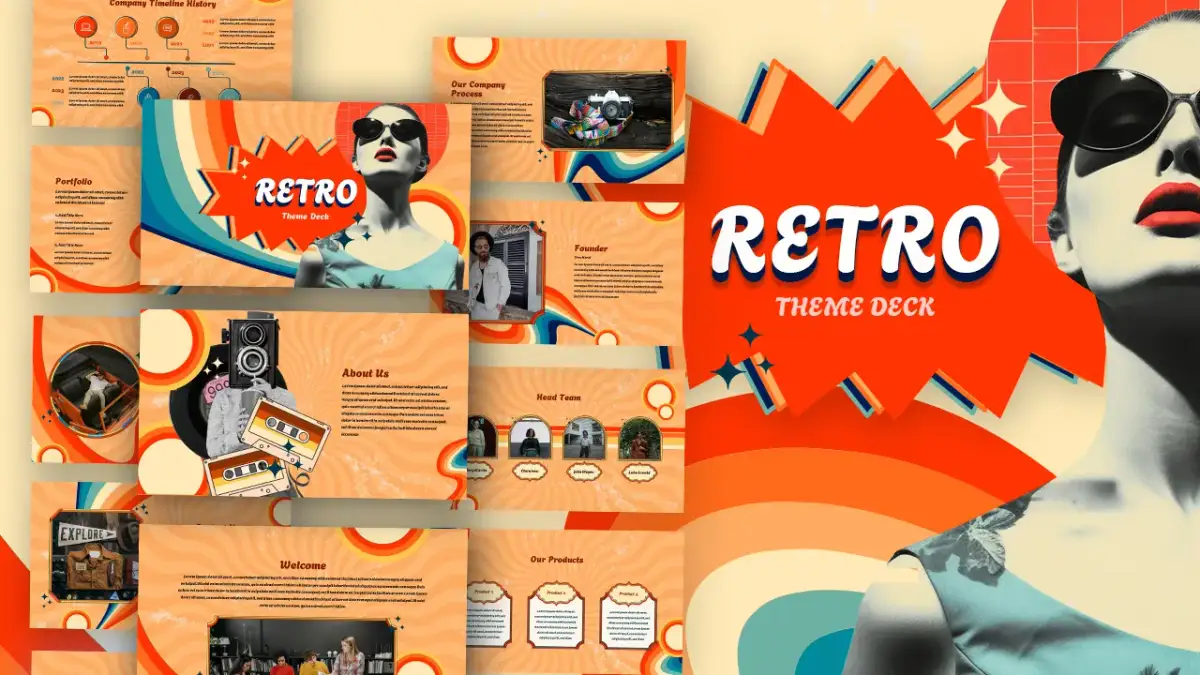 Najlepsze retro ppt templates: darmowe i premium szablony do prezentacji