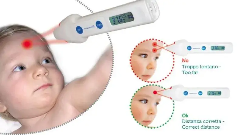 Jak prawidłowo mierzyć temperaturę niemowlakowi termometrem bezdotykowym – uniknij błędów