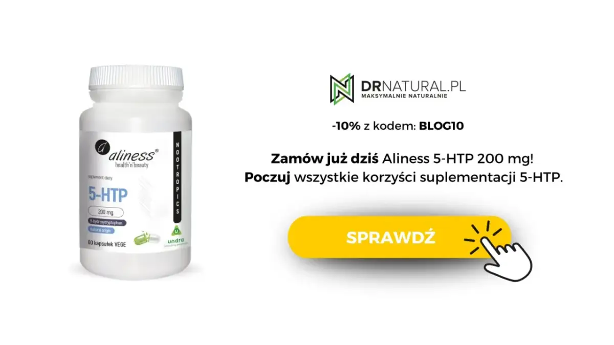 Aliness 5-HTP 200 mg - poznaj zalecane 5 htp dawkowanie i korzyści suplementacji. Zamów dziś!