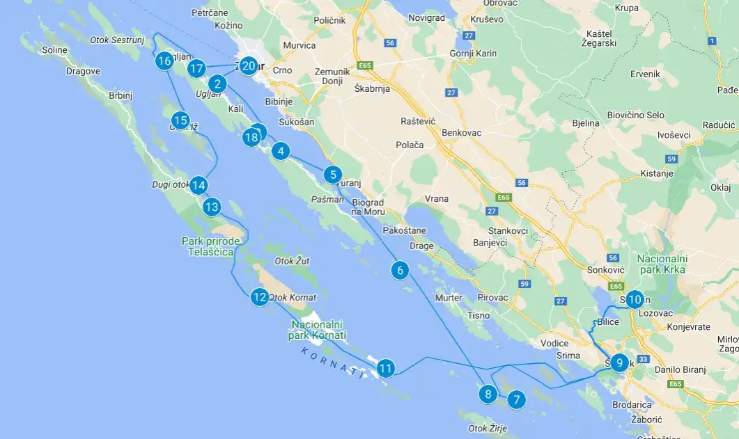 Najlepsza trasa do Zadaru: uniknij wysokich kosztów i korków