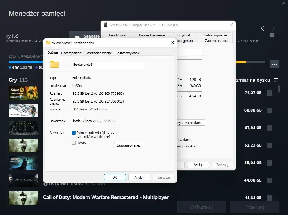 Jak przenieść Steam na inny dysk bez utraty gier i ustawień