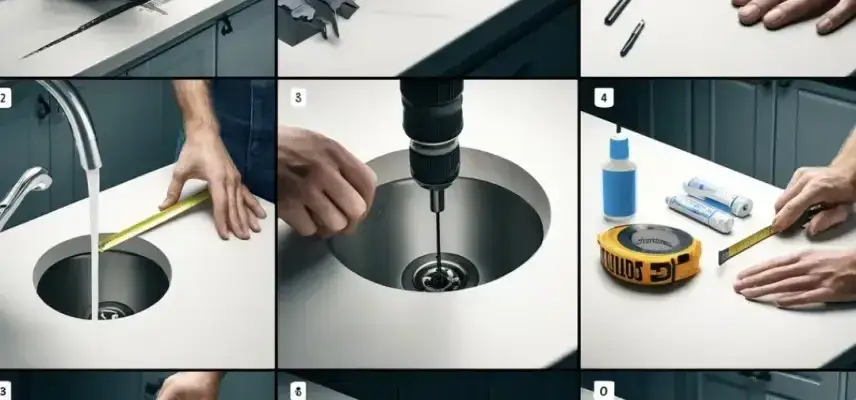 Jak wyciąć otwór pod zlew? Poradnik krok po kroku