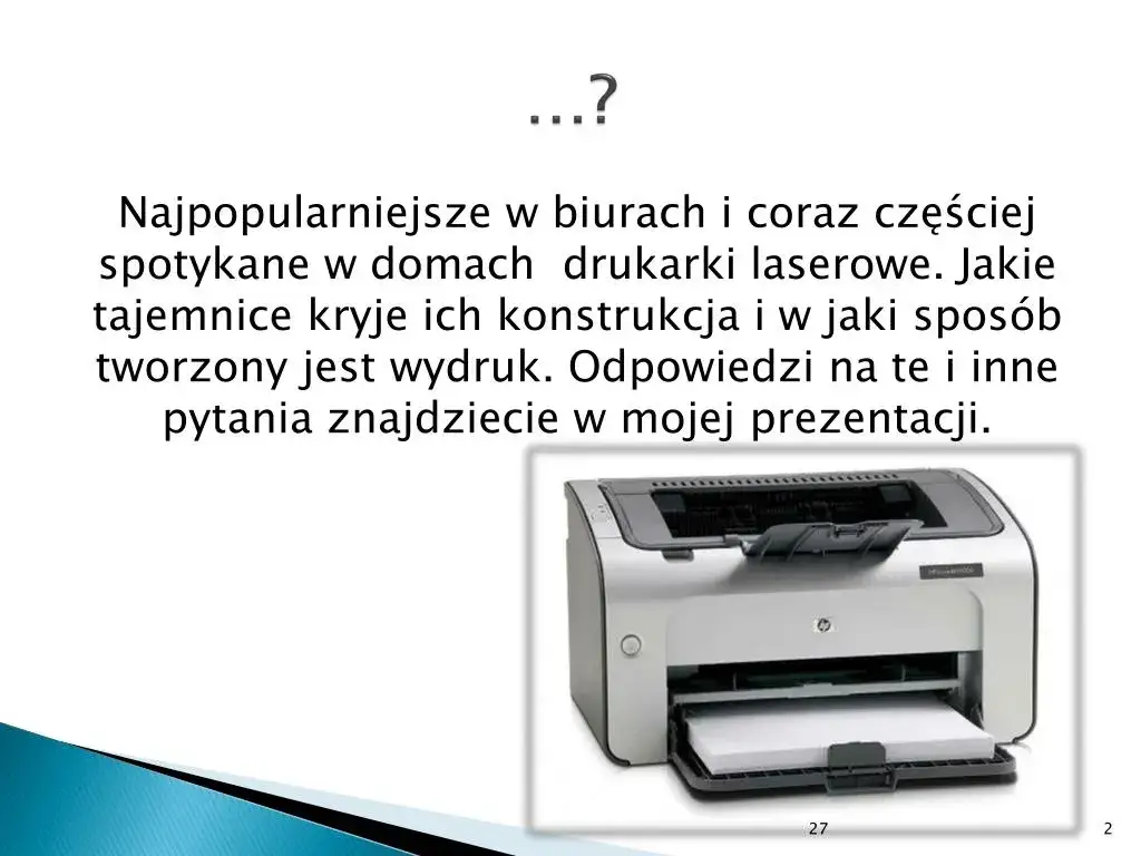 Jak drukuje drukarka laserowa? Poznaj tajniki procesu druku