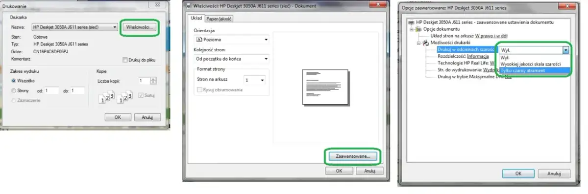 Jak drukować tylko czarnym tuszem HP? Poradnik i rozwiązania