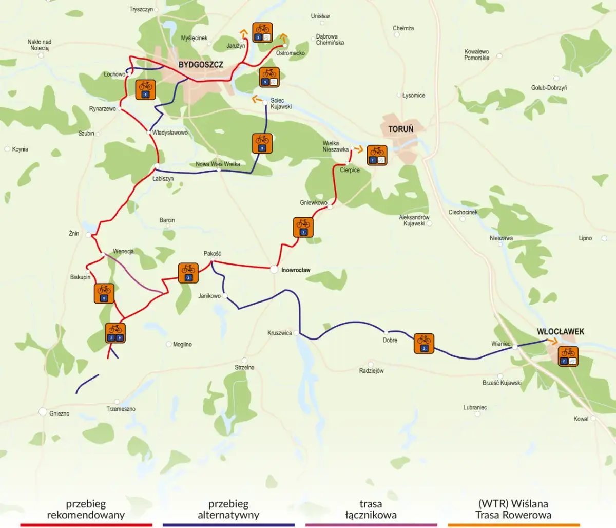 Trasy rowerowe Kujawsko Pomorskie - odkryj ukryte perełki regionu
