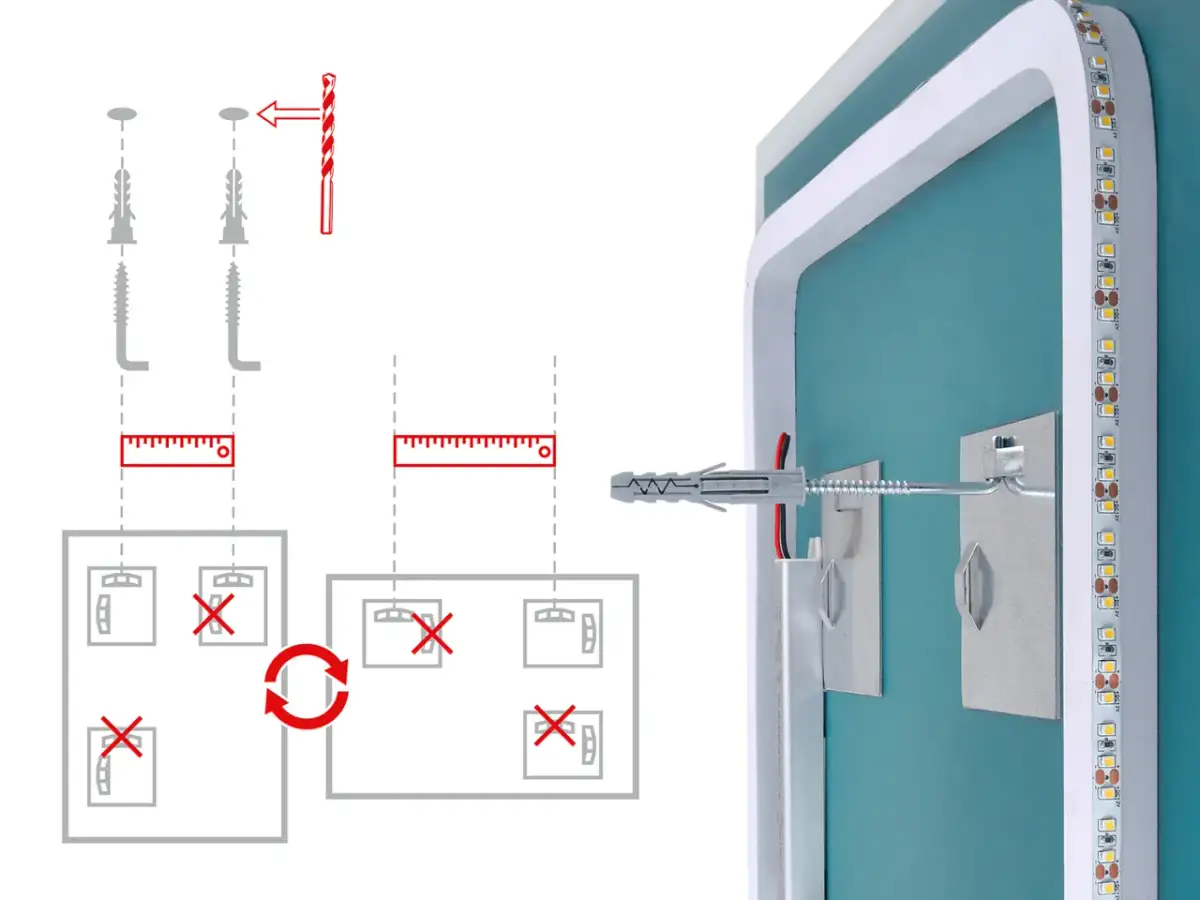 Montaż lustra pod kątem: Sekret optycznego powiększenia i bezpieczeństwa