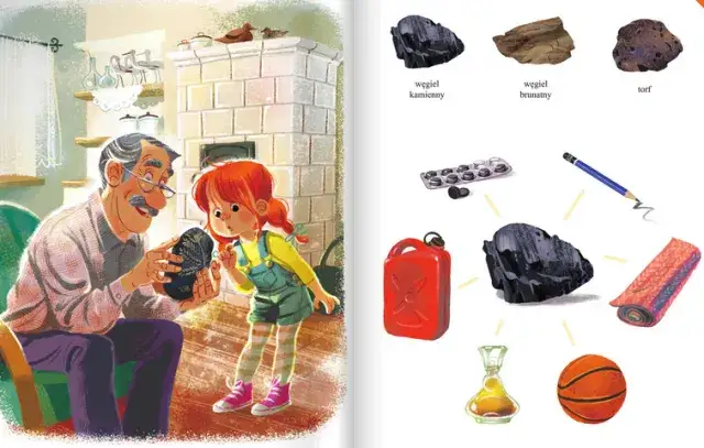 Węgiel: Skąd się wziął czarny skarb Ziemi? Bajka dla dzieci.