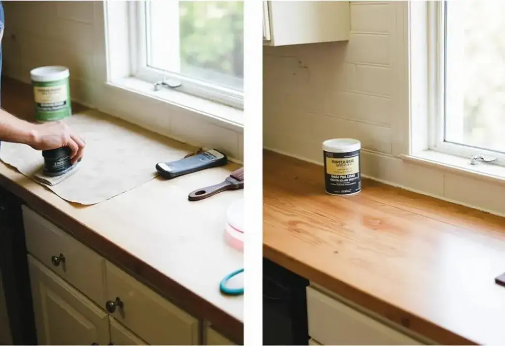 Renowacja blatu DIY: Szybki sposób na nową kuchnię bez kosztów