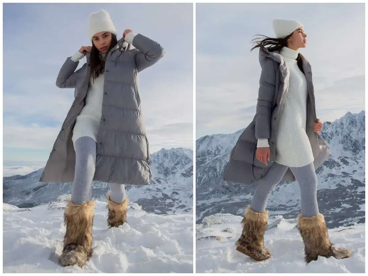 Stylowe inspiracje na zimę: jak nosić szarą kurtkę w modnych stylizacjach