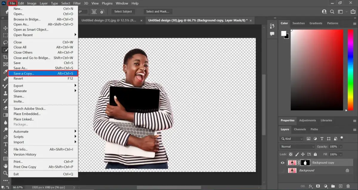Jak zapisać obraz bez tła w Photoshop i uniknąć błędów w procesie