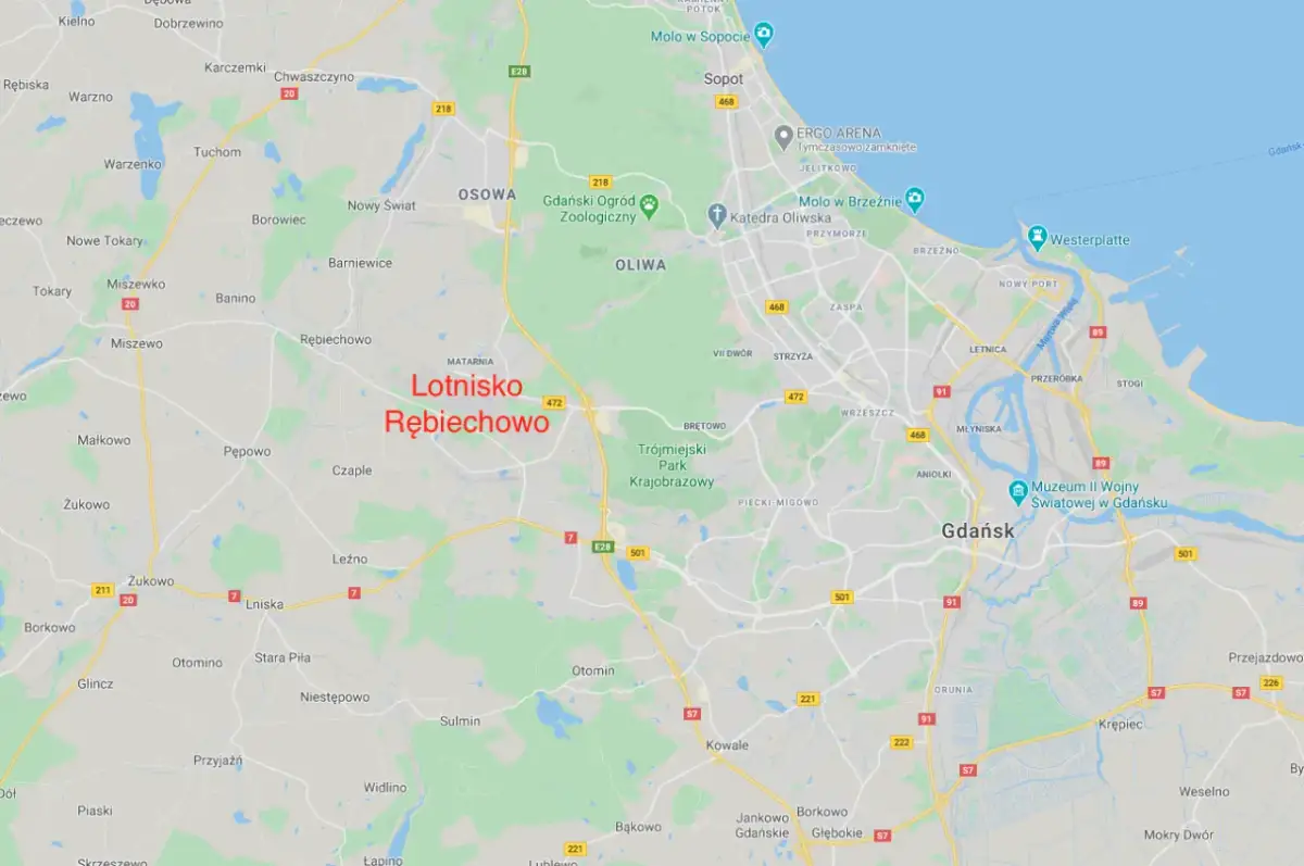 Gdzie znajduje się lotnisko w Gdańsku? Sprawdź jego lokalizację!