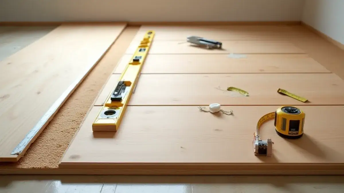 Jak wyrównać podłogę w bloku i uniknąć kosztownych błędów