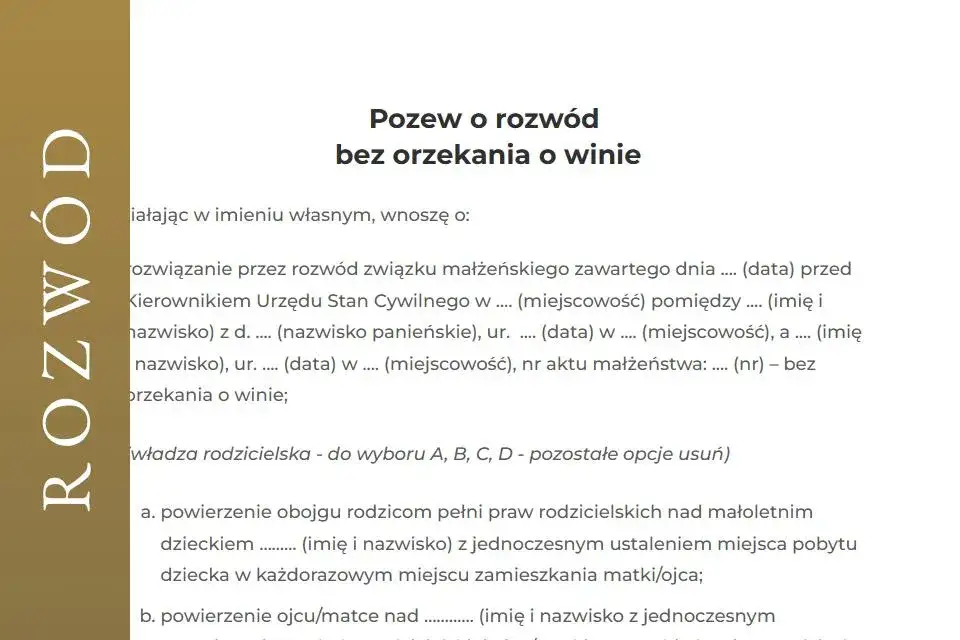 Jak napisać pozew rozwodowy - uniknij błędów i oszczędź czas